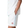 Tennisstribede frotté-Shorts Tennisstribede frotté-Shorts