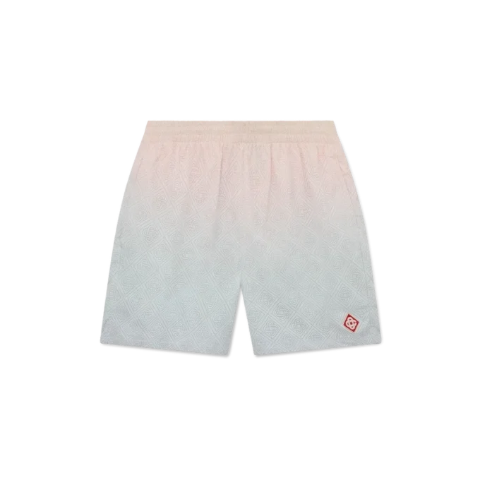 Trackshorts med gradient-laserdetaljer Trackshorts med gradient-laserdetaljer