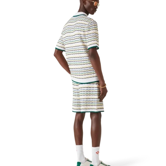Tuck Stitch kortærmet poloshirt Tuck Stitch kortærmet poloshirt