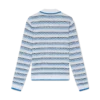 Tuck Stitch langærmet poloshirt Tuck Stitch langærmet poloshirt