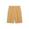 Uldshorts med plissering Uldshorts med plissering