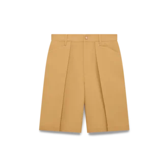 Uldshorts med plissering
