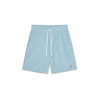 Velour-shorts med striber