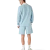 Velour-shorts med striber