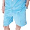 Velour-shorts med striber