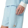 Velour-shorts med striber