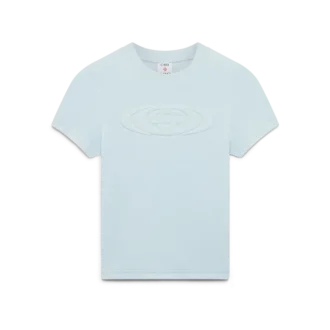 Velour-T-shirt med korte shorts til kvinder