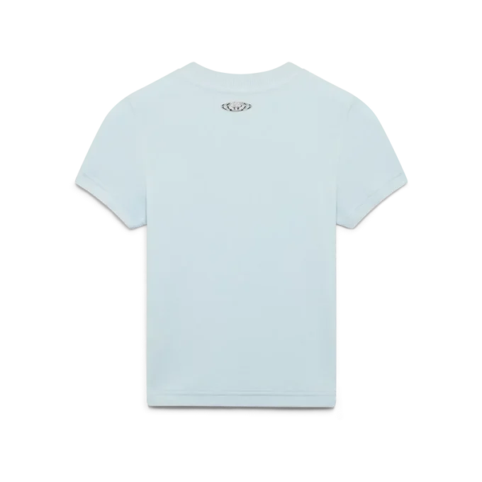 Velour-T-shirt med korte shorts til kvinder