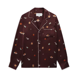 Vices pyjamas-skjorte i silkesatin