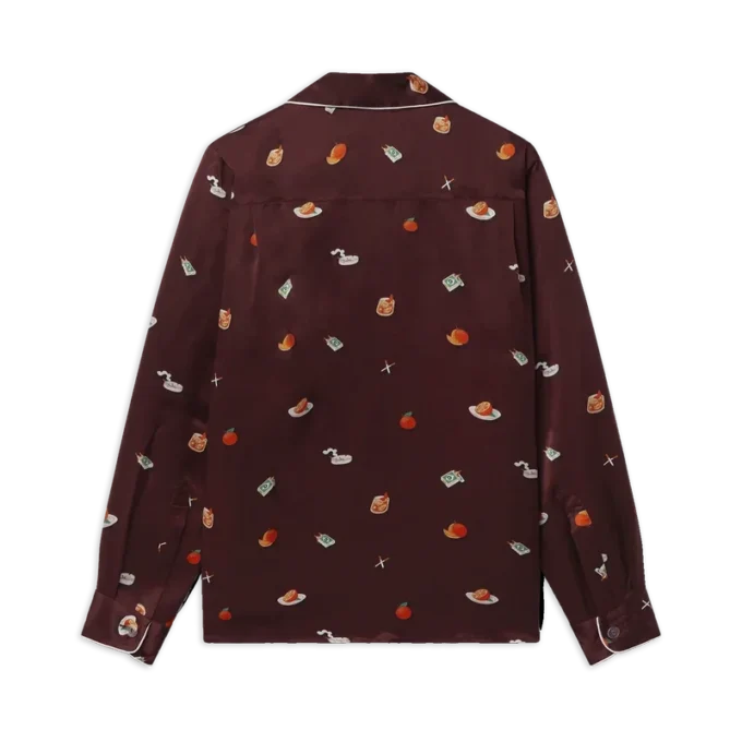 Vices pyjamas-skjorte i silkesatin