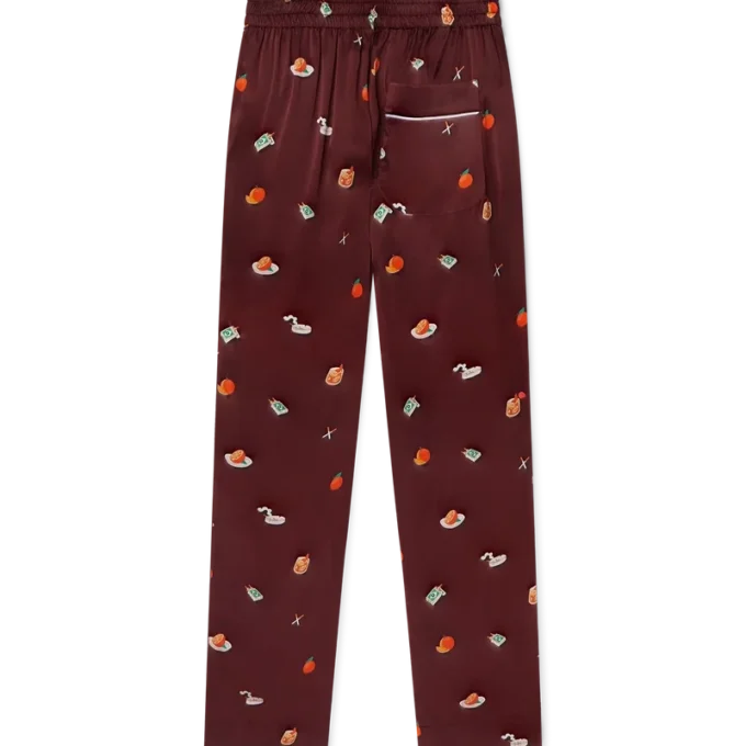 Vices pyjamasbukser i silkesatin