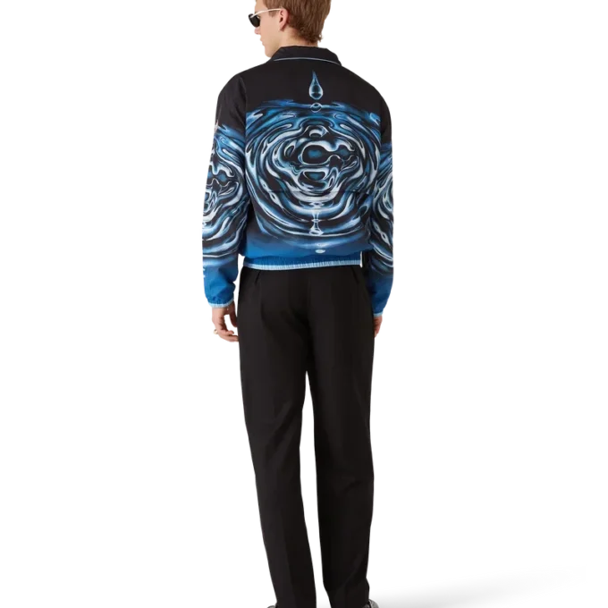 Warped Logo Ripple vindjakke Warped Logo Ripple vindjakke