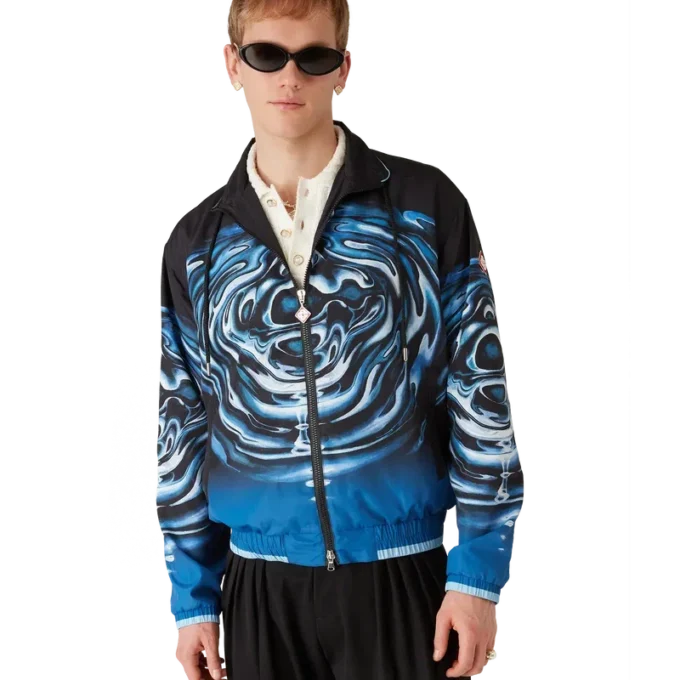 Warped Logo Ripple vindjakke Warped Logo Ripple vindjakke