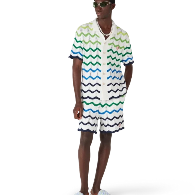 Wave strikkede shorts Wave strikkede shorts