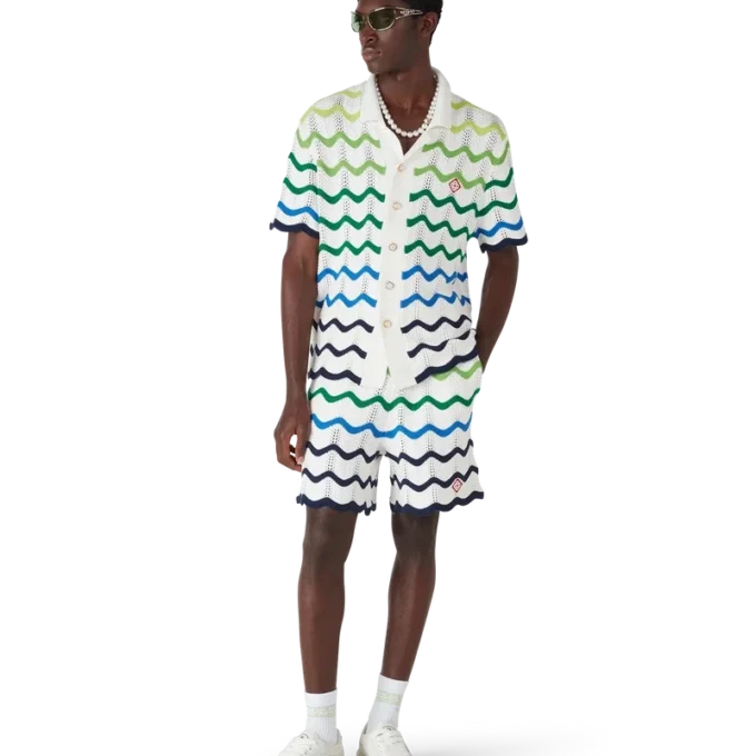 Wave strikkede shorts Wave strikkede shorts