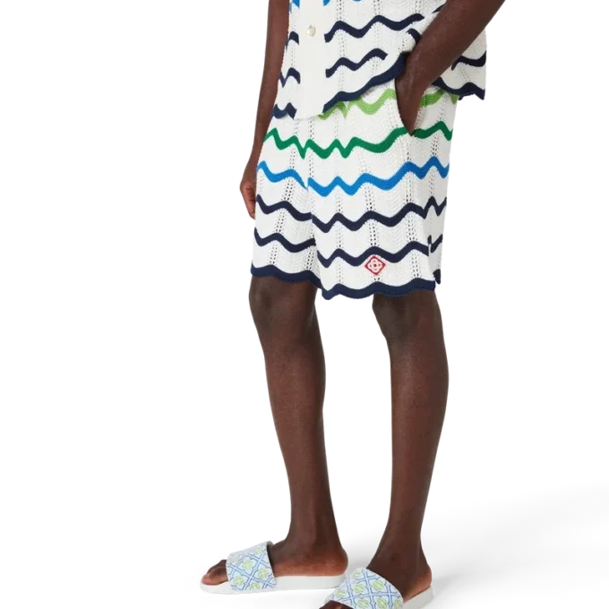 Wave strikkede shorts Wave strikkede shorts
