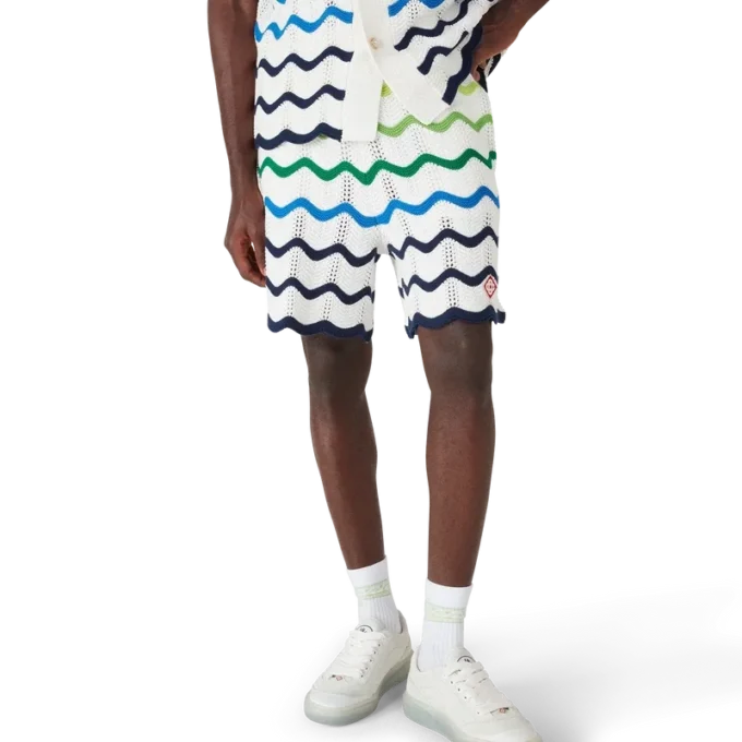 Wave strikkede shorts Wave strikkede shorts