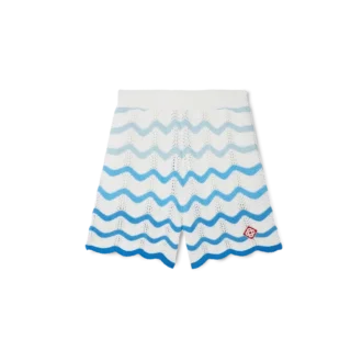 Wavy Gradient Crochet Shorts Wavy Gradient Crochet Shorts