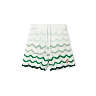 Wavy Gradient Crochet Shorts Wavy Gradient Crochet Shorts
