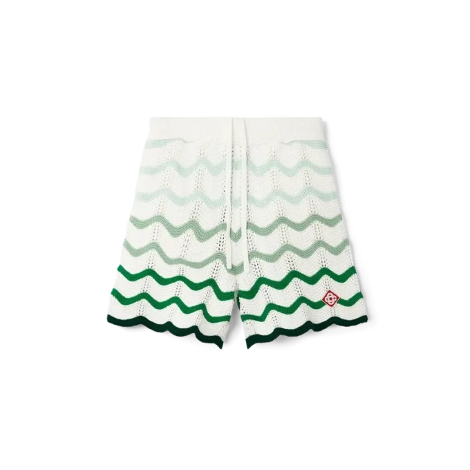 Wavy Gradient Crochet Shorts Wavy Gradient Crochet Shorts