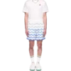 Wavy Gradient Crochet Shorts