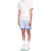 Wavy Gradient Crochet Shorts