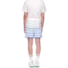 Wavy Gradient Crochet Shorts
