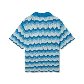 Wavy Gradient Crochet Skjorter
