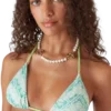 Wavy Monogram-bikinitop